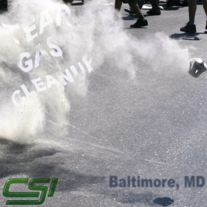 Baltimore MD Tear Gas Cleanup